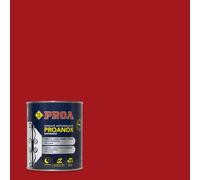 PROANOX - Esmalte directo sobre óxido con acabado satinado 750 ml, pintura antioxidante para superficies oxidadas sin preparación previa, rendimiento 6 a 8 m² por litro RAL 3001 Vermilion