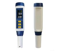 Probador 5 en 1 de la calidad del agua con la sonda de la alta sensibilidad para el tratamiento de la acuicultura y de aguas residuales, metro digital de la conductividad del pH con la compensación