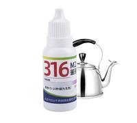 Probador de acero inoxidable - Detector rápido rápido de 15 ml, líquido de identificación de acero inoxidable 316, adecuado para equipos industriales, fabricación de vajilla, materiales de