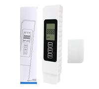 Probador de Agua Potable Controlador Digital EC para Calidad del Agua | Lápiz portátil Temperatura Rango 0-9990ppm Herramienta de prueba para Piscinas Vinificación Hogar y Hogar