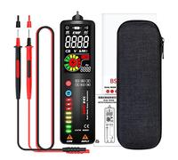 Probador de Batería, Bside 2.4 '' LCD Detector de voltaje No-Contacto Circuito Volt Tester Pen Voltímetro SIN VALOR COMERCIAL Socket Live Wire Check Hz Ohm Continuity(BSIDE S1CL New)