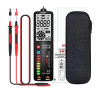 Probador de Batería, Bside 2.4 '' LCD Detector de voltaje No-Contacto Circuito Volt Tester Pen Voltímetro SIN VALOR COMERCIAL Socket Live Wire Check Hz Ohm Continuity(BSIDE S1 New)