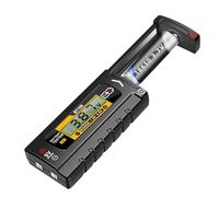 Probador de batería pequeña | Comprobador de batería doméstica - Pantalla Digital Monitores Analizador Medidor para el Hogar Oficina AA AAA C D 9V botón celda