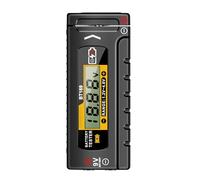 Probador de batería pequeño, Probador de batería doméstico - Probadores de baterías con pantalla digital - Comprobador de voltios pequeño de equipo eléctrico preciso para pilas de botón AA AAA C D, to