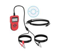 Probador de baterías digital - 12 V/24 V - LCD - multilingüe | MSW