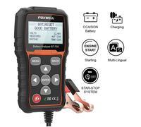 Probador de baterías para automóviles - Accutester - Probador de baterías - Tester de sistemas de carga - Verificador de sistemas de arranque - 12V y 24V