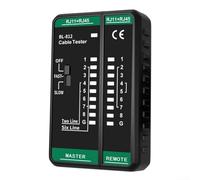 Probador de cable de red TLP-123A, adecuado para RJ11 RJ45 interfaz LAN Ethernet herramienta de prueba de cable sin batería