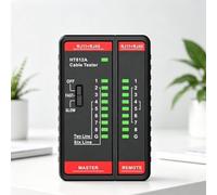 Probador de cable Ethernet de red, compatible con LAN CAT5E CAT6 CAT6A CAT7 y RJ11, para un análisis completo de fallos de cableado
