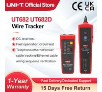 Probador de cables de red UNI-T UT682 UT682D, rastreador RJ11 RJ45, buscador de cables, herramienta de prueba de cables portátil para mantenimiento de red UT682