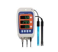 Probador de Calidad del Agua 4 en 1, Medidor de Temperatura, TDS, EC, PH, Monitor de Conductividad, Analizador Digital para Piscinas, Enchufe de la UE