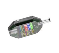 Probador de corriente multifuncional de, Transparent black | Medidor de potencia digital con capacidad de inspección voltímetro amperímetro 600 W medición de monitoreo de