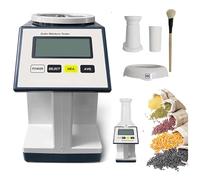 Probador de humedad de granos, analizador digital con 14 modos de medición, rango de 1 a 40 %, precisión de ± 0,5 % para maíz, trigo, soja, cacahuetes, granos de cacao, guisantes