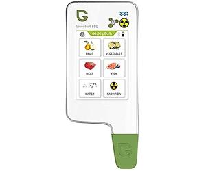 Probador de nitrato Greentest ECO 5F, medidor de agua digital de alta precisión TDS analizador de dureza PPM, detector Geiger de detector de radiación para frutas, verduras, carne, pescado, agua