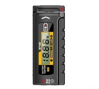 Probador de pilas de botón 9 V bloque C D tipo Tester para pilas de botón | Pantalla digital clara, lectura instantánea de voltaje, prueba AA AAA C D 9V, fácil de usar