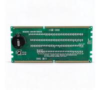 Probador de placa base de escritorio 2 en 1, tarjeta de prueba portátil DDR2/DDR3 con probador de luz, placa probadora de alta dureza, multifuncional, durabilidad para computadora de escritorio