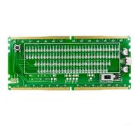 Probador de ranura DDR5 con indicadores LED para detección en tiempo real de condiciones abiertas o cortas en líneas de placa base (verde)