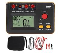 Probador de Resistencia de Aislamiento, Medidor Digital 250V 500V 1000V, Rango 0,25MΩ - 40GΩ - Alta Precisión, Resistente a Golpes y Polvo, Ideal para Electricistas y Mantenimien