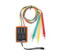 Probador de secuencia de fase portátil SM852B, medidor de rotación de CA trifásico, voltaje/corriente, indicador de rotación de fase for electricidad