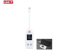 Probador de seguridad de voltaje eléctrico UNI-T, amperímetro, voltímetro, cargador, medidor de capacidad, corriente, UT658C, UT658B, UT658D UT658LOAD