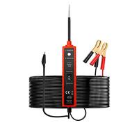 Probador de sonda de circuito de alimentación automotriz con cable de prueba de 4 m, 6-24 V CC, probador de luz LED, probador de fusibles, 6 V, 12 V, 24 V, probador de circuito de alambre,