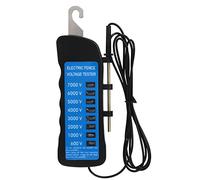 Probador de Voltaje de Cercas, Probador Eléctrico del Voltaje de 15 KV, Comprobador de Tensión Portátil, Probador de Cercas Eléctricas, Tester Probador Corriente para Jardín Vallas Agrícola