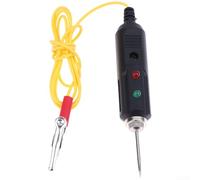 Probador del circuito del coche del LED con el zumbador para 6-24V DC | Cuerpo plástico, indicador de polaridad de doble color para el diagnóstico eléctrico automático