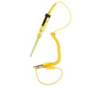 probador del circuito eléctrico de coche, Keenso 6V / 24V pluma de prueba de sonda larga para sistemas de baja tensión, fusibles, interruptores, cables(Amarillo)
