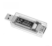 Probador del medidor de corriente de voltaje USB 5.13V Pantalla de capacidad de energía Función de reinicio MAh, dispositivo portátil para monitor de banco de batería