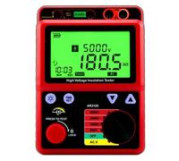 Probador digital de resistencia aislamiento 5000 V, medidor puesta a tierra, vibraciones, megóhmetro alta precisión AR3125/AR3126 para fábrica(AR3125)