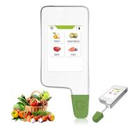 Probador digital portátil de nitrato, pantalla de 3 colores para frutas, verduras, carne y pescado, función de temporizador, práctico detector de pesticidas para seguridad alimentaria