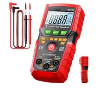 Probador multímetro - Equipo digital 4000 cuentas | Herramienta sonora voltaje, amperaje, ohmios | Comprobador eléctrico para electricistas, reparación automotriz, enchufes hogar, ingeniería