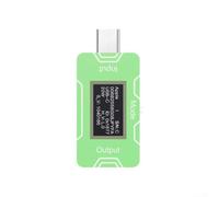 Probador USB C para oled 0.01-36 V carga rápida tensión USB C Tester | Mide 0,01-36 V, 0-3 A, 0-100 W; para pantalla oled; carga rápida; carcasa metálica; modo dual