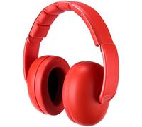 ProCase Orejeras Antiruido para Bebé, Auriculares con Reducción de Ruido para Niños y Bebés hasta 36 Meses, Cascos Protección Auditiva para Dormir y Viajar -Rojo