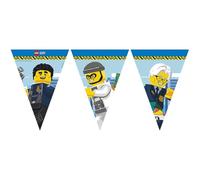 Procos 10232198 Lego City Bandera Bandera, Multicolor