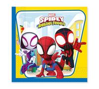 Procos Spidey And His Amazing Friends - Servilletas (33 x 33 cm, 20 unidades)