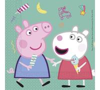 Procos Servilletas de papel 20019 Peppa Pig Desordenado Juego 33x33 cm CF20