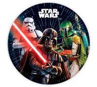 Procos Platos de papel Star Wars Galaxy 23 cm multicolor – 8 unidades, talla única
