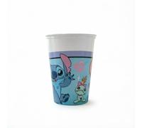 Procos 8 vasos Angel Stitch de 200 ml de papel para fiesta de cumpleaños