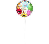 Procos 92429 - Globo de helio con texto "Happy Birthday", tamaño 46 cm, para decoración o regalo
