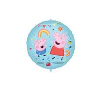 Procos Globo de aluminio Peppa Pig 93038 – 46 cm (helio y aire) para cumpleaños, decoración y fiesta