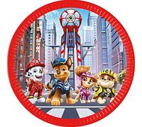 Procos 93453 - Platos de fiesta de la Patrulla Canina The Movie, tamaño 23 cm, 8 unidades, desechables de papel, para cumpleaños infantil, vajilla de fiesta, FSC® Mix