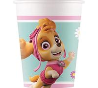 Procos – Vasos de fiesta Paw Patrol Skye y Everst – Papel 200 ml, 8 unidades, FSC