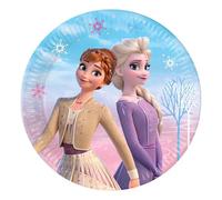 Procos Platos desechables de cartón Frozen 2 Wind Spirit 23 cm, 8 unidades, FSC® Mix