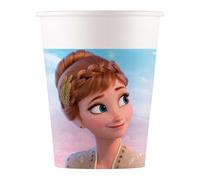 Procos Vasos de cartón desechables Frozen 2 Wind Spirit 93839, 200 ml, 8 unidades, FSC® Mix