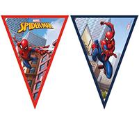 Procos Guirnalda Spiderman 93867 Spun 9 – Banderines triangulares Papel FSC 2,3 m