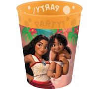 Procos 97210 - Vasos reutilizables Moana, 4 unidades, capacidad 250 ml, vajilla reutilizable