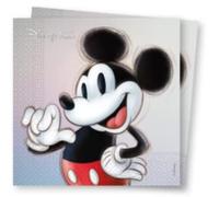 Procos Disney 100 Aniversario Servilletas de Papel Mickey Mouse (20pk - 33x33cms)