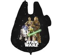 Procos - Globo de aluminio de gran tamaño Star Wars, globo para relleno de aire o helio, regalo, decoración