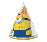 Procos - Gorras Cono Party Minions Rise of Grúa de papel FSC, 6 unidades, PR92140