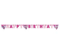 Procos - Guirnalda cumpleaños Happy Birthday Disney Minnie Junior de papel FSC, 93835